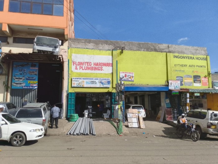 Ingonyera Stalls - Where heavy mechanic works are accomodated